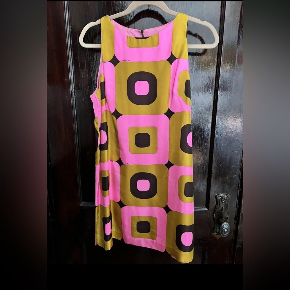 Vintage Milly Color-block Shift 12